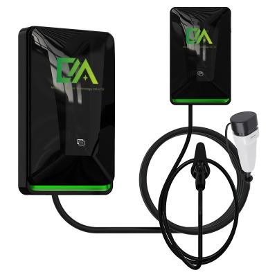 China 7KW/32A wall-mounted/post electric vehicle charging pile electric vehicle charger for sale