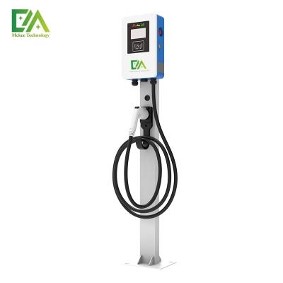 China Casa comercial azul e branco 7KW / 11KW / 22KW Single-Gun AC Charging Stack/Electric Vehicle Charging Stack à venda