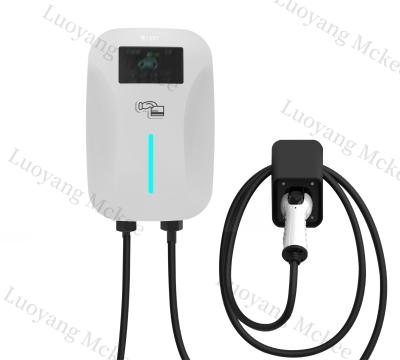 China EV Charger Factory EV Charging Station Wifi App Car Charging Pile Electric Vehicle Charger Manufacturer Type 1 80A 7kw Wallbox for sale