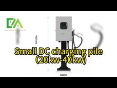 Household And Commercial 20KW 30KW 40KW Post Single-Gun DC Electric Vehicle Fast Charging Pile