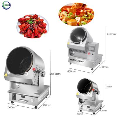 China Fully automatic efficient energy-saving machine industry electric cooker stir-fry cooking robot automatic wok cooking machine for sale