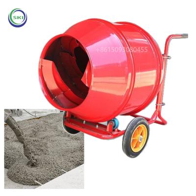 China Building Material Stores Stainless Steel Concrete Mixer Towable Electric Motor Driven Concrete Mixer Machine for sale