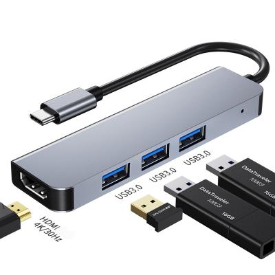 China FOR laptop spend type c 4 ports usb 3.1 typec 4 ports hub type in 1 usb hub with usb 3.1 for sale