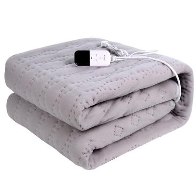 China Hot Sale Washable Electric Heated Covering Warm Blankets Overheating Electric Protection Blankets for sale