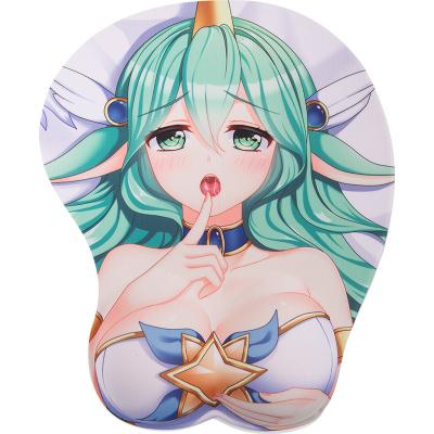 China With wrist rest japan custom 3d sexy anime on big boobs mouse cartoon sex pictures mouse pad for sale