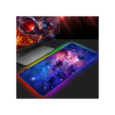 China Water Resistance Gaming Mouse Pad RGB New Symphony Illuminated Small Black LED Mouse Pad Gaming CE RGB Mouse Pad for sale