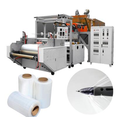 China Wrapping Wrapping Material Making Production Machinery 02 Layer Stretch Film Machine for sale