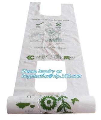 China 100% Biodegradable plant-based shopping bag, charity donation bags for cloths packing, fully biodegradable compostable P for sale