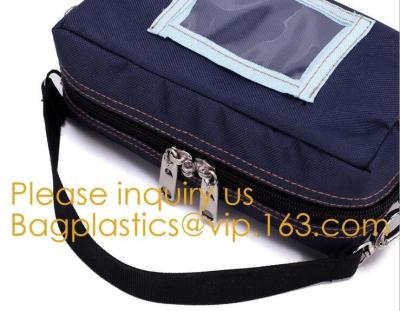 China Bank Pack Case Manufacturer Customize Strong Power Waterproof Locking Secured Bank Tool Coin Money Bag With PVC Window for sale