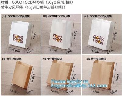 China fried chicken hamburger fast food packaging wrapped bag plastic paper wholesale disposable custom printing,Deli food pac for sale