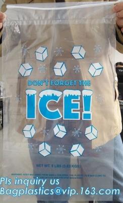 China BIO-DEGRADABLE, Commercial Ice Bags, Poly Ice Bags, Metallocene Bags, Plastic Twist Tie Ice Bags, Customized Retail Ice for sale