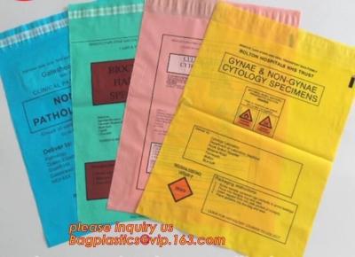 China Poly Plastic Medical Specimen Bags Hospital Bag Medical Vomit Bag, specimen bag autoclavable biohazard bags high quality for sale