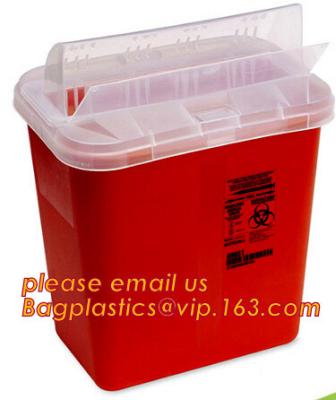 China Plastic Disposable Medical Sharps Containers, Kenya safety box for needle/medical waste sharp container, Medical Plastic for sale