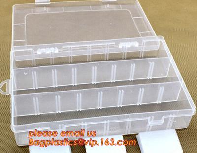 China Plastic Storage Box for Screws Accessory, Multifunctional Transparent Storage Kit Plastic Container Box with 8 Compartme for sale