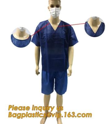 China Children Patient Gown/Surgical Gown With Short Sleeve,  Disposable Nonwoven Surgical Gown For Medical/Hospital nurse doc for sale