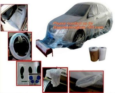 China Reusable seat cover car seats Steering wheel cover foil Disposable car carpet cover Disposable seat cover on a roll Wing for sale