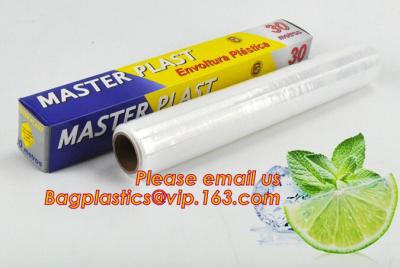 China Eco friendly non toxical soft pe pvc food cling wrap on sale, clear food film food grade PE plastic wrap for sale