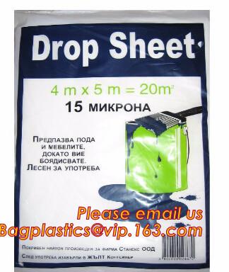 China Protection Sheet Disposable Drop Painting Paint Dust Cover Sheets, Protective Painter Drop Cloth Drop Sheet Anti Corrosi for sale