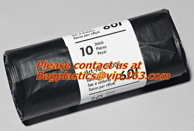 China Bin Liner Bin Bags Liner Bags Sacks Green Sacks Eco Sacks Drawstring Sacks Drawtape Sacks Garbage Bags, BAGEASE, PACKAGE for sale