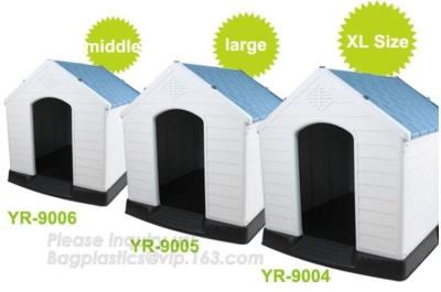 China Outdoor Large Plastic Dog House For Large Breed Dog, Plastic Dog Transport House & Box & Cage, Fashion big dog apartment for sale