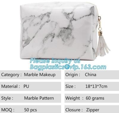 China Custom Tyvek Paper Zipper Cosmetic Makeup Bag With Leather Handle,untearable tyvek zipper cosmetic bag,Environmentally f for sale