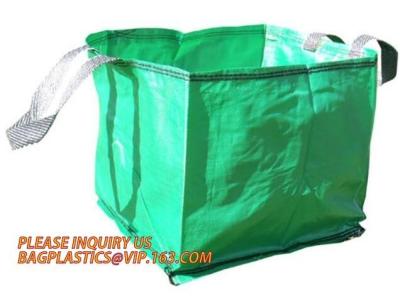 China Yard Leaf Collecting Garden Bag Dustpan For Leaf,Water proof UV- and tear-resistant garden leaf bag,jumbo garden leaf co for sale