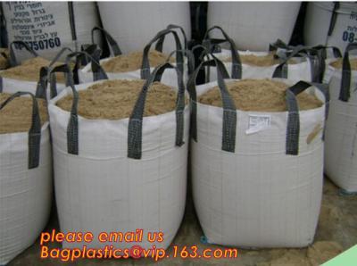 China PP Single Belt Bags PP Double Belt bags PP Top Flap Ton Bags PP Top Skirt Container Bags PP Sand Bags PP Vegetable Ton b for sale