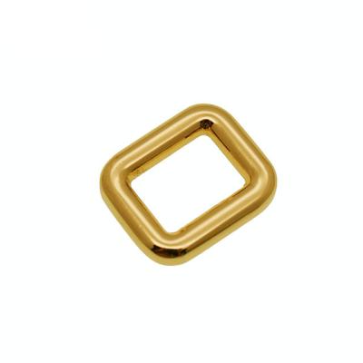 China Eco-friendly Nickel Metal Material Rectangle Buckle 12mm Zinc Alloy Metal Square Ring For Purse/Bag/Garment for sale