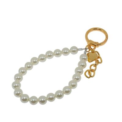 China Hot Selling Key Chain/Key Chain Lovely Pearl Key Chain Bag Car Keyring Car Key Pendant Car Key Chain For Lady for sale