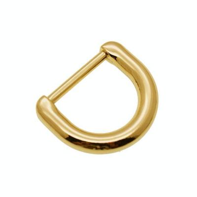 China Handbag Accessories High Quality Fashion D-ring Manufacturer Custom Metal D-Clip For Bag Parts Or Other Parts for sale