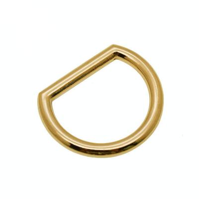 China Bag Accessories Custom Design D-ring For Collar With Factory Wholesale Price High Quality Inner Size 24 Mm Metal D-ring Buckles For Handbag for sale