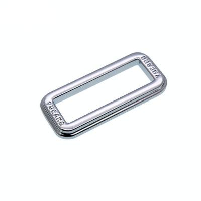 China Eco-friendly Mini Size Rectangle Metal Bag Different Rings Square Zinc Alloy Ring For Purses, Handbag Metal Hardware for sale