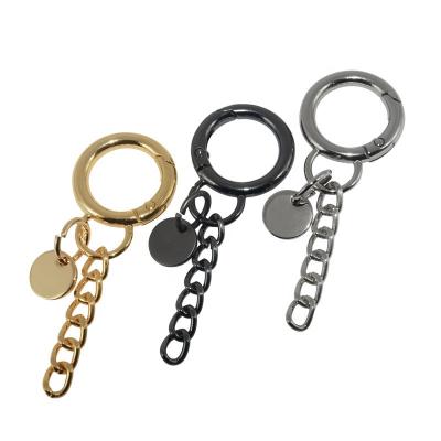 China Interesting Eco-firendly key chain customize clsap handbag fashionable accessory main chain design spring hardware for sale