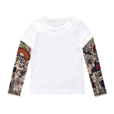 China Viable Boys Tattoo Boy Kid Long Sleeve Casual Shirt, Simple And Comfortable Kids Fashion Tee Shirt for sale