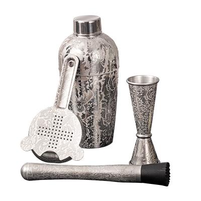 Cina Stag Style Stainless Steel Homeware Mixology Drink Cocktail Mixer Set in vendita