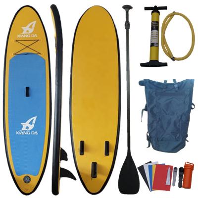 China Plug In Boat Cheap Fishing Surfboard Longboard Jet Fin Standup Inflatable SUP Stand Up Paddle Board for sale