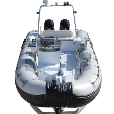 China 21ft Large Rigid Aluminum Alloy RIB Boat Yacht with Price for sale