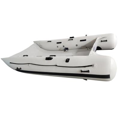 China DCM365 High Speed ​​PVC Pontoon Boat Catamaran Inflatable Boats for sale