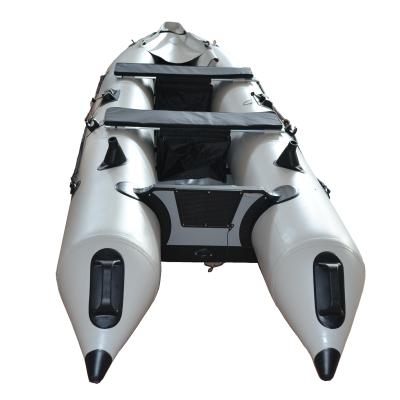 China PVC cheap 3 person hypalon fishing boat inflatable kayak for sale