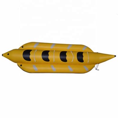 China Kids Playing Cheap 5 Person PVC Inflatable Banana Boat, Inflatable Water Towable Banana Boat, Inflatable Flying Banana Boat for sale