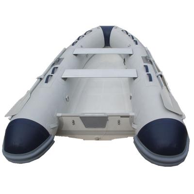 China Fishing Rigid Fiberglass Hull Rib High Quality Inflatable Boat With Foldable Transom for sale