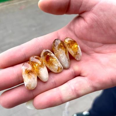 China China Natural Crystals Bulk Bud Tumbled Stones Crystals Healing high quality citrine stones citrine gemstones jewelry for gift for sale