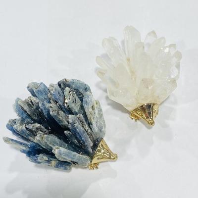 China China Hot Selling Group Healing Stones Natural Hedgehog Healing Crystals Fengshui and Healing Crystal Stones for Decoration and Gift for sale