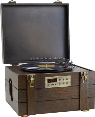 China USB table wooden turntable, JSY-NF-511A AUX. of office for sale