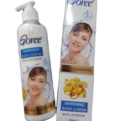 China Factory Wholesale Price Goree Skin Revitalizer Whitening Body Lotion Sun Protection White And Light Collagen for sale