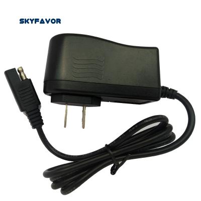 China 6v 6V Lead Acid Battery Charger SAE CONNECTOR 7.2V 1A Wall Charger for 6v 6AH 7AH 8AH 10AH 12AH SLA AGM GEL ED-Acid Battery for sale