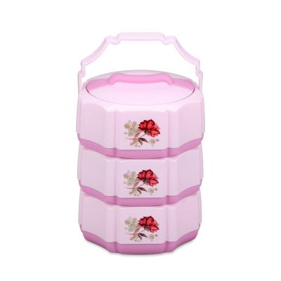 China BIGBOY PORTABLE brand colorful food container double wall vacuum insulated plastic thermos food jar flask for sale