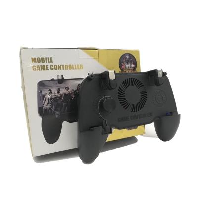 China Hot Selling Mobile Phone Gamepad Plastic Handle Bracket USB Charged Fan Amazon Game Handle Play'sunknown's Battleground Joystick for sale