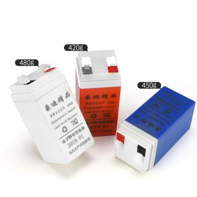 China Factory direct sale 4v 4ah digital battery scale sealed lead acid battery all kinds for sale