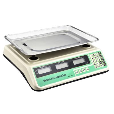 China Electronic Price Balance 30kg Digital Price Computing Scale 33.5*23 cm for sale